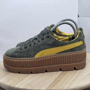 Women's Size  8 - Puma Fenty Rihanna Cleated Creepers 36626801 Green NWOB